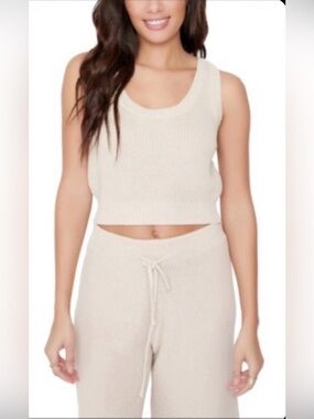 Lost + Wander Sweet Bliss Crop Tank Sweater
